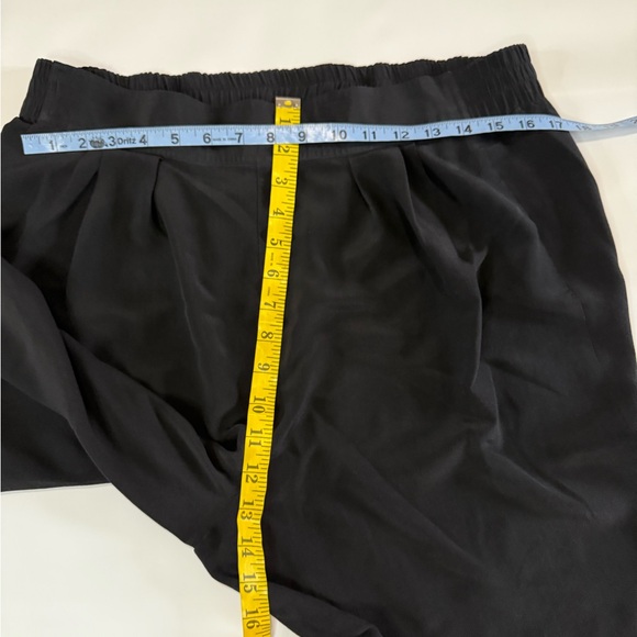 David Hollis vintage Black 100% silk Highrise pants in size 12 - Picture 5 of 8